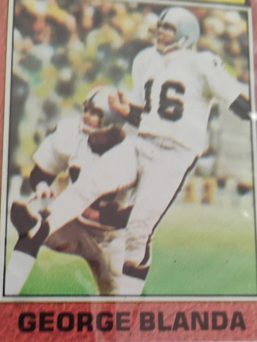 1976 Topps George Blanda 1975 Record Breaker Football Card